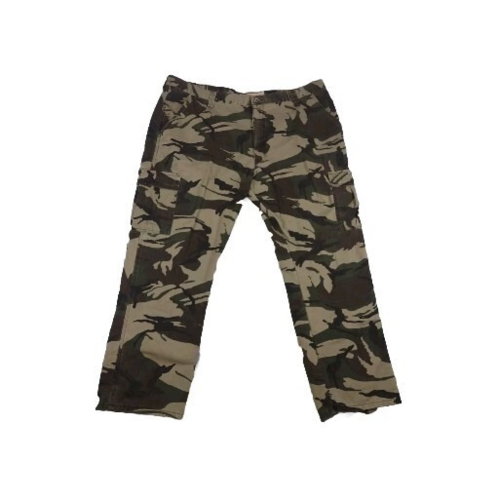 Wrangler Relaxed Fit Camo Cargo Fleece Lined Pants Men's Sz 42X30 70FCW4M.